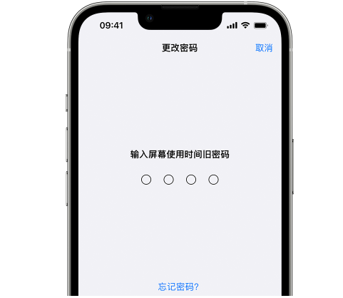 庄浪iPhone屏幕维修分享iPhone屏幕使用时间密码忘记了怎么办 