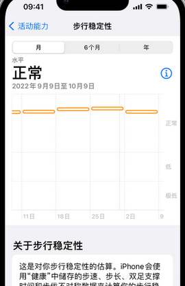 庄浪iPhone手机维修如何在iPhone开启'步行稳定性通知'